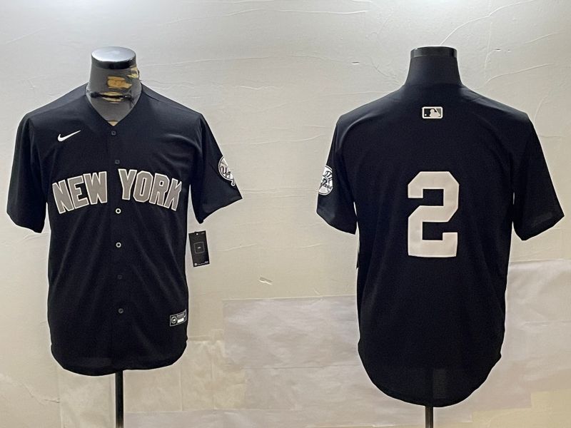 Men New York Yankees 99 Judge Black Game 2024 Nike MLB Jersey style 120232